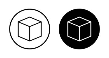 Kutu simgesi vektörü beyaz arkaplanda izole edildi. Karton kutu, ambalaj açık. Kutu vektörü simgesi