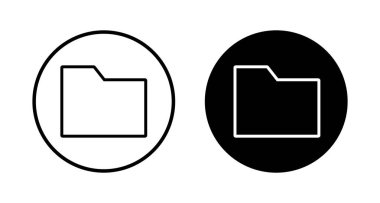 Dizin Simgesi vektörü beyaz arkaplanda izole edildi. Dizin ve belge Simgesi. simge arşivi