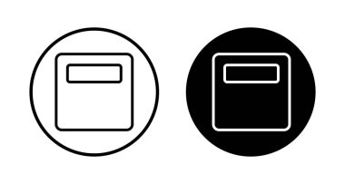 Beyaz arkaplanda izole edilmiş simge vektörünü ölçeklendirir. Kanun ölçekli ikon. Vektör simgesini ölçeklendirir. Adalet