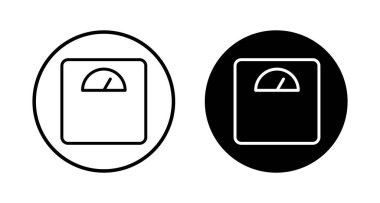 Beyaz arkaplanda izole edilmiş simge vektörünü ölçeklendirir. Kanun ölçekli ikon. Vektör simgesini ölçeklendirir. Adalet