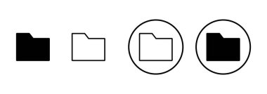 Dizin Simgesi vektörü beyaz arkaplanda izole edildi. Dizin ve belge Simgesi. simge arşivi