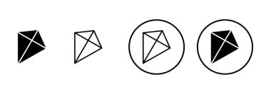 Kite simgesi vektörü beyaz arkaplanda izole edildi. Uçurtma vektör simgesi.