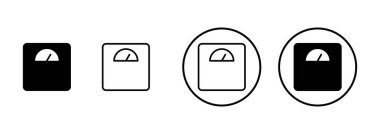 Beyaz arkaplanda izole edilmiş simge vektörünü ölçeklendirir. Kanun ölçekli ikon. Vektör simgesini ölçeklendirir. Adalet