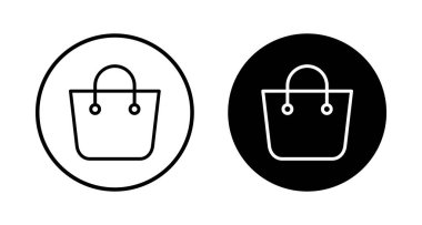 Alışveriş poşeti ikon vektörü beyaz arkaplanda izole edildi. Alışveriş poşeti vektör simgesi. Sepet simgesi