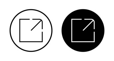 Beyaz arkaplanda bağlantı simgesi vektörü izole edildi. Bağlantı vektör simgesi. Dış bağlantı sembolü vektör simgesi. Hiper Bağlantı sembolü