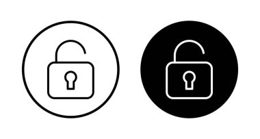 Simge vektörünü beyaz arkaplanda izole et. Şifreleme simgesi. Güvenlik sembolü. Güvenli. Özel