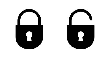 Simge vektörünü beyaz arkaplanda izole et. Şifreleme simgesi. Güvenlik sembolü. Güvenli. Özel