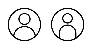 Kullanıcı Simgesi vektörü beyaz arkaplanda izole edildi. İnsan imzası. insanlar simgesi. 