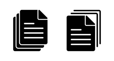 Beyaz arkaplanda izole edilmiş belge simgesi vektörü. Kağıt ikonu. Dosya Simgesi