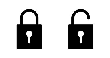 Simge vektörünü beyaz arkaplanda izole et. Şifreleme simgesi. Güvenlik sembolü. Güvenli. Özel