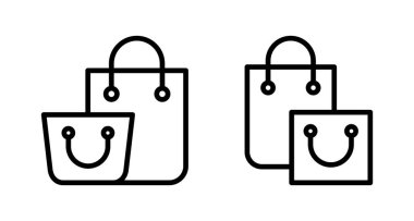 Alışveriş poşeti ikon vektörü beyaz arkaplanda izole edildi. Alışveriş poşeti vektör simgesi. Sepet simgesi