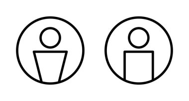 Kullanıcı Simgesi vektörü beyaz arkaplanda izole edildi. İnsan imzası. insanlar simgesi. 