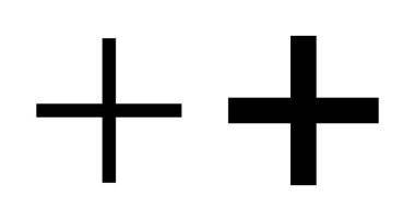 Artı beyaz arkaplanda izole edilmiş simge vektörü. Artı simge ekle. Toplama işareti. Tıbbi Artı simgesi