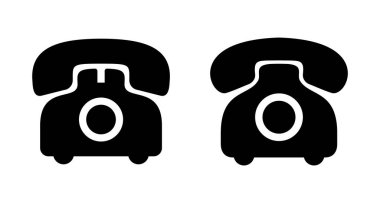 Telefon simgesi vektörü beyaz arkaplanda izole edildi. Telefon simgesi vektörü. Simge vektörünü ara.