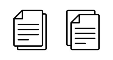 Beyaz arkaplanda izole edilmiş belge simgesi vektörü. Kağıt ikonu. Dosya Simgesi
