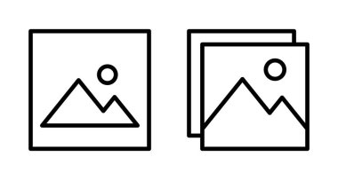 Resim simgesi vektörü beyaz arkaplanda izole edildi. Resim vektör simgesi. fotoğraf galerisi simgesi vektörü