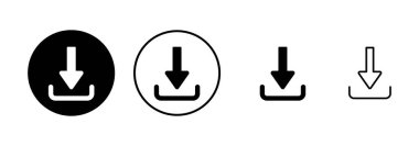 Beyaz arkaplanda izole edilmiş simge vektörü indir. Vektör simgesi indiriliyor