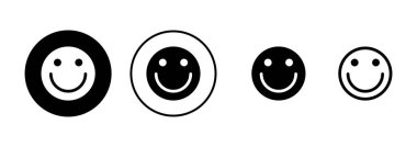 Beyaz arka planda izole edilmiş gülümse ikon vektörü. Gülümse vektör simgesi. Duygusal Simge vektörü. Emoji.