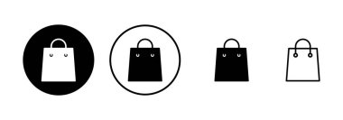 Alışveriş poşeti ikon vektörü beyaz arkaplanda izole edildi. Alışveriş poşeti vektör simgesi. Sepet simgesi