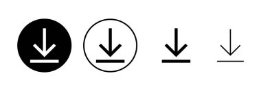 Beyaz arkaplanda izole edilmiş simge vektörü indir. Vektör simgesi indiriliyor
