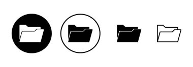 Dizin Simgesi vektörü beyaz arkaplanda izole edildi. Dizin ve belge Simgesi. simge arşivi