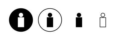 Kullanıcı Simgesi vektörü beyaz arkaplanda izole edildi. İnsan imzası. insanlar simgesi. 