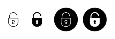 Simge vektörünü beyaz arkaplanda izole et. Şifreleme simgesi. Güvenlik sembolü. Güvenli. Özel