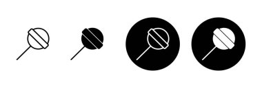 Şeker ikonu vektörü beyaz arkaplanda izole edildi. Şeker vektörü simgesi