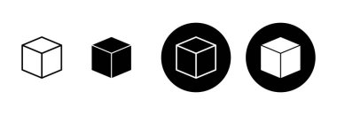 Kutu simgesi vektörü beyaz arkaplanda izole edildi. Karton kutu, ambalaj açık. Kutu vektörü simgesi