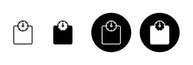 Beyaz arkaplanda izole edilmiş simge vektörünü ölçeklendirir. Kanun ölçekli ikon. Vektör simgesini ölçeklendirir. Adalet