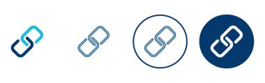Dış bağlantı sembolü ikon vektörü. Bağlantı simgesi beyaz arkaplanda izole edildi. Bağlantı vektör simgesi. Hiper bağlantı zinciri sembolü