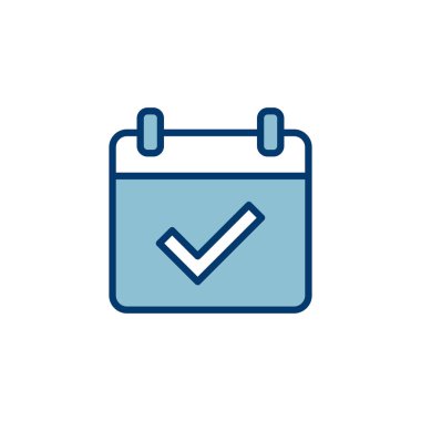 Takvim simgesi vektörü beyaz arkaplanda izole edildi. Takvim sembolü. Takvim vektör simgesi. Son teslim tarihi. Randevu. Süre