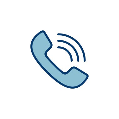 Beyaz arkaplanda ikon vektörü izole edildi. Telefon simgesi vektörü. Cep telefonu. telefon simgesi