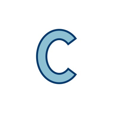 Telif hakkı simgesi vektörü beyaz arkaplanda izole edildi. telif hakkı sembolleri