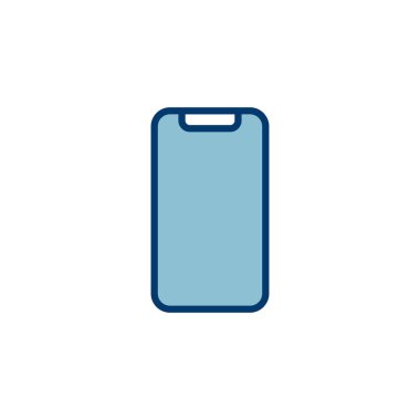 Telefon simgesi vektörü beyaz arkaplanda izole edildi. Telefon vektör simgesi. Cep telefonu. Telefon ikonu. Cep telefonu