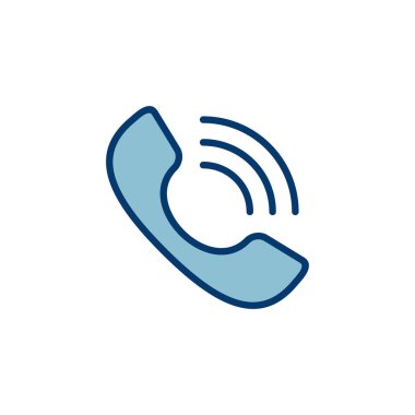 Beyaz arkaplanda ikon vektörü izole edildi. Telefon simgesi vektörü. Cep telefonu. telefon simgesi