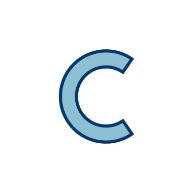 Telif hakkı simgesi vektörü beyaz arkaplanda izole edildi. telif hakkı sembolleri