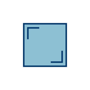 Beyaz arkaplanda tam ekran simge vektörü izole edildi. Tam ekran simgesine genişlet. Tam ekran işaret simgesi. Oklar sembolü