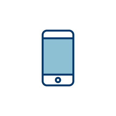 Telefon simgesi vektörü beyaz arkaplanda izole edildi. Telefon vektör simgesi. Cep telefonu. Telefon ikonu. Cep telefonu