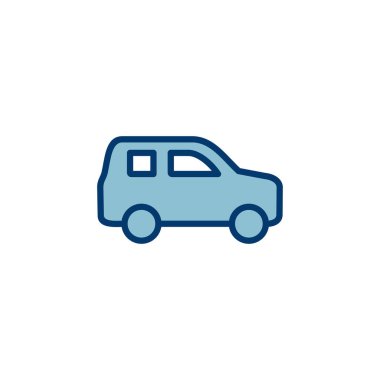 Beyaz arka planda araba ikonu vektörü izole edildi. Araba simgesi vektörü. 