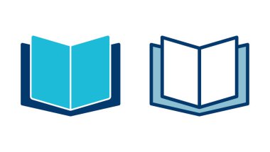 Kitap simgesi vektörü beyaz arkaplanda izole edildi. Kitap vektör simgesi. Kitap simgesi