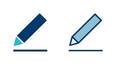 Beyaz arkaplanda izole edilmiş simge vektörünü düzenle. Kalem simgesi. Simge vektörünü kaydet. Metni düzenle