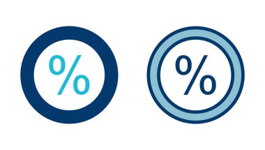 İndirim simgesi vektörü beyaz arkaplanda izole edildi. İndirim etiketi simgesi. 