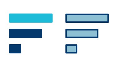 Menü Simgesi vektörü beyaz arkaplanda izole edildi. Web menü simgesi