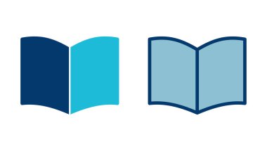 Kitap simgesi vektörü beyaz arkaplanda izole edildi. Kitap vektör simgesi. Kitap simgesi