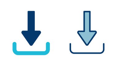 Beyaz arkaplanda izole edilmiş simge vektörü indir. Vektör simgesi indiriliyor