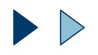 Ok simgesi vektörü beyaz arkaplanda izole edildi. Ok sembolü. Ok vektör simgesi