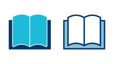 Kitap simgesi vektörü beyaz arkaplanda izole edildi. Kitap vektör simgesi. Kitap simgesi