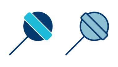 Şeker ikonu vektörü beyaz arkaplanda izole edildi. Şeker vektörü simgesi