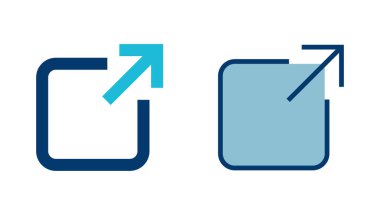 Beyaz arkaplanda bağlantı simgesi vektörü izole edildi. Bağlantı vektör simgesi. Dış bağlantı sembolü vektör simgesi. Hiper Bağlantı sembolü